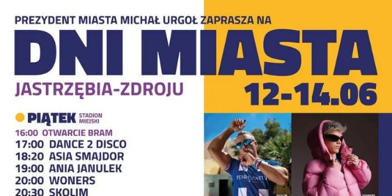 Dni Miasta Jastrzębia - Zdroju, 12 - 14 czerwca 2026