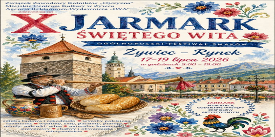 Jarmark Świętego Wita, Żywiec, 17 - 19  lipca 2026