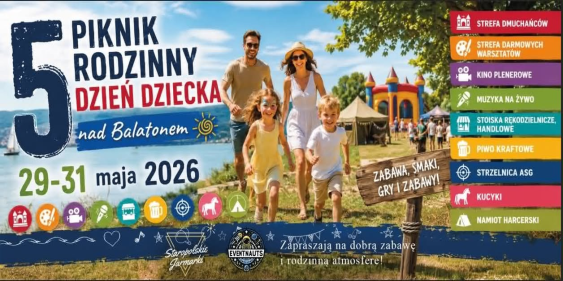 Dzień Dziecka nad Balatonem, Warszawa, 29 - 31 maja 2026